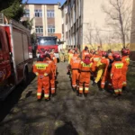 Wielkie gruzowisko i psi bohaterowie w Białogardzie! 🚒