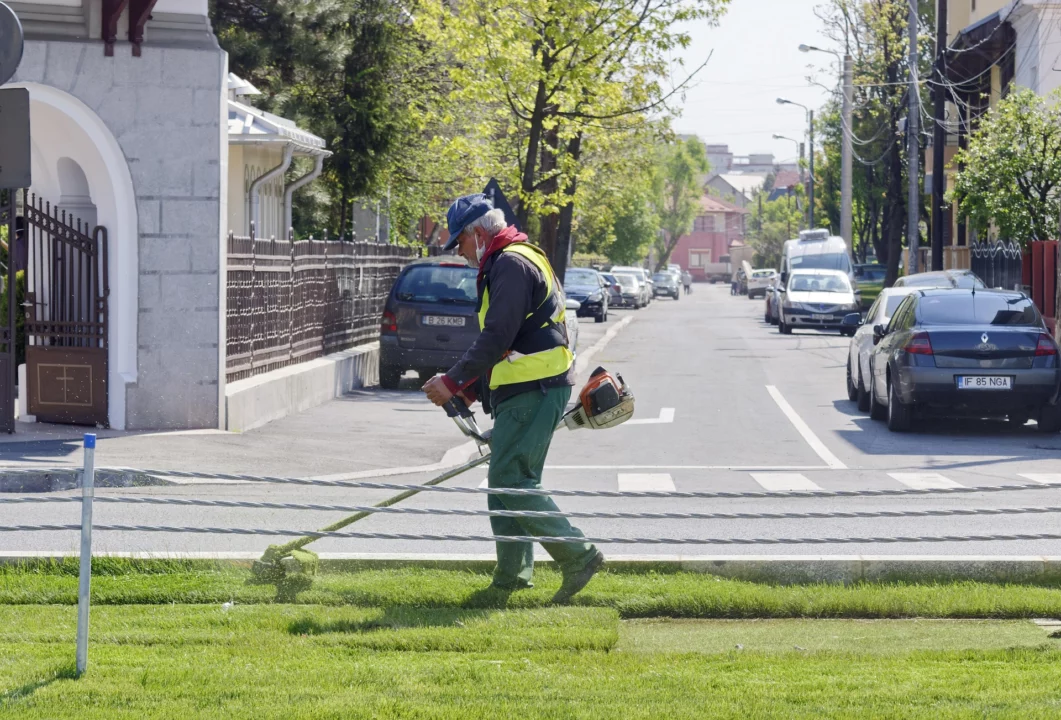 mowing